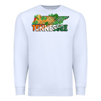 White tennessee map st patrick's day Premium Sweatshirt - FaDigitalArtStudio