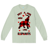 Matcha Just a girl who loves Elephants - Elephant Long Sleeve Tee - Bettercallsaul