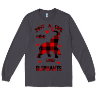 Smoke Just a girl who loves Elephants - Elephant Long Sleeve Tee - Bettercallsaul