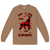 Toasted Coconut Just a girl who loves Elephants - Elephant Long Sleeve Tee - Bettercallsaul