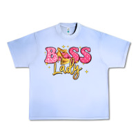 Grape Ice boss lady Urban Heavy Tee - LillyAllenDesigns