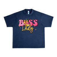 Navy boss lady Urban Heavy Tee - LillyAllenDesigns
