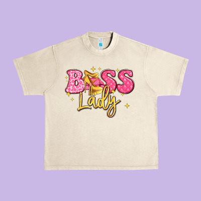 Boss Lady Urban Heavy Tee Designed By Lillyallendesigns