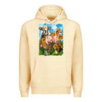 Pina Colada farm animals wagon olivia Premium Hoodie - OliviaCreatesArt