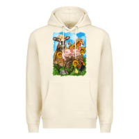 Sandshell farm animals wagon olivia Premium Hoodie - OliviaCreatesArt