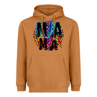 Meerkat Mama lightning bolts Mother's Day Heavyweight Hoodie - FaDigitalArtStudio