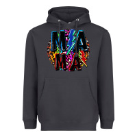 Smoke Mama lightning bolts Mother's Day Heavyweight Hoodie - FaDigitalArtStudio