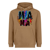 Toasted Coconut Mama lightning bolts Mother's Day Heavyweight Hoodie - FaDigitalArtStudio
