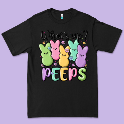 What's Up Peeps Premium Tee Designed By Maliassmallbusiness