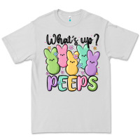 Dove Grey what's up peeps Premium Tee - MaliasSmallBusiness
