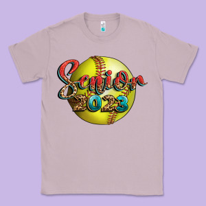 Softball Senior 2023 Classic Tee Designed By Bundleandbundleshop