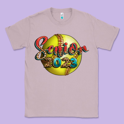 Softball Senior 2023 Classic Tee Designed By Bundleandbundleshop