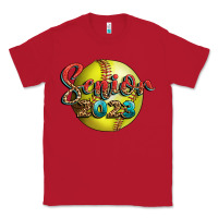 Red softball senior 2023 Classic Tee - BundleAndBundleShop