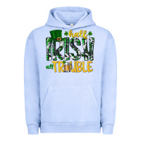 Pigment Grape Ice Half Irish All Trouble Urban Hoodie - CowhideDigitalArt
