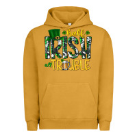 Pigment Peanut Butter Half Irish All Trouble Urban Hoodie - CowhideDigitalArt