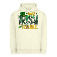 Pigment Pistachio Half Irish All Trouble Urban Hoodie - CowhideDigitalArt