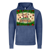 Vintage Denim just a girl who loves christmas tumbler Vintage Hoodie - BundleAndBundleShop