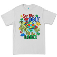 Dove Grey see the able not the label Premium Tee - MaliasSmallBusiness