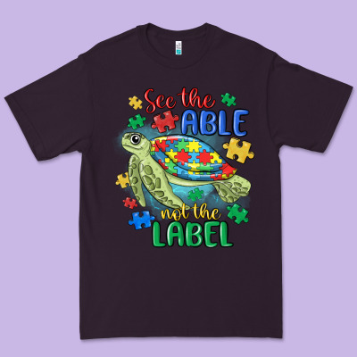 See The Able Not The Label Premium Tee Designed By Maliassmallbusiness