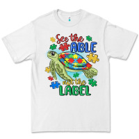 White see the able not the label Premium Tee - MaliasSmallBusiness