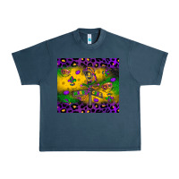 Midnight Navy mardi gras street lights Urban Heavy Tee - LillyAllenDesigns