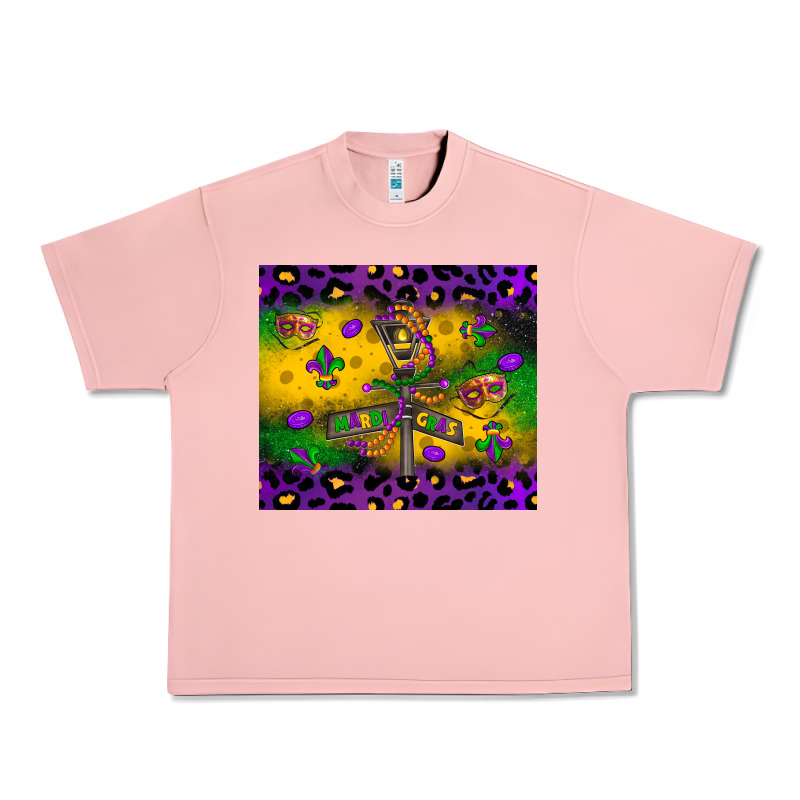 Mardi Gras Street Lights Urban Heavy Tee by LillyAllenDesigns | Teevron