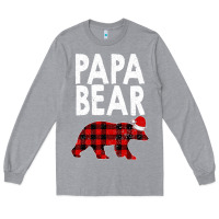 Heather Grey Papa Bear Long Sleeve Tee - Bettercallsaul