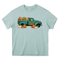 Pumpkin Farm Truck No Background Heavy Core Tee | Teevron