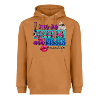 Meerkat I run on caffeine and kisses Heavyweight Hoodie - FaDigitalArtStudio