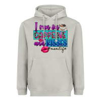 Moon Dust I run on caffeine and kisses Heavyweight Hoodie - FaDigitalArtStudio