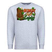 Heather Grey Howdy go lucky st. patricks day Premium Sweatshirt - FaDigitalArtStudio