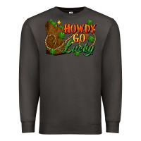 Smoke Howdy go lucky st. patricks day Premium Sweatshirt - FaDigitalArtStudio