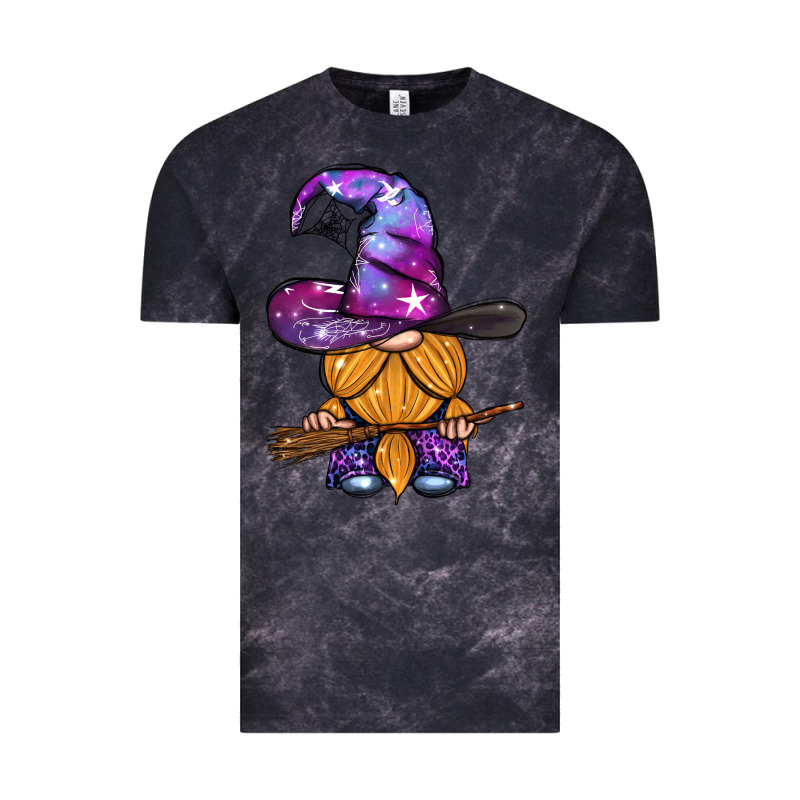 Witch Gnome With Broom Vintage Tee by BundleAndBundleShop | Teevron