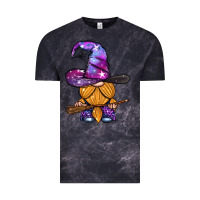 Cloud Black witch gnome with broom Vintage Tee - BundleAndBundleShop