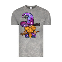 Cloud Rock witch gnome with broom Vintage Tee - BundleAndBundleShop