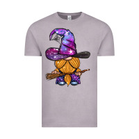 Vintage Zinc witch gnome with broom Vintage Tee - BundleAndBundleShop