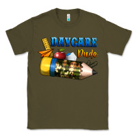 Army Green daycare dude Classic Tee - BundleAndBundleShop
