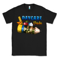 Black daycare dude Classic Tee - BundleAndBundleShop