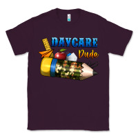 Plum daycare dude Classic Tee - BundleAndBundleShop