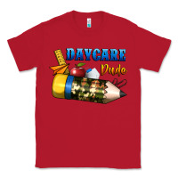 Red daycare dude Classic Tee - BundleAndBundleShop