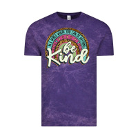 Cloud Purple be kind   leopard Vintage Tee - JahusDesignShop