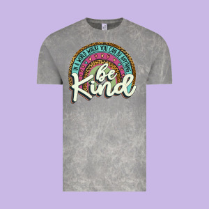 Be Kind   Leopard Vintage Tee Designed By Jahusdesignshop