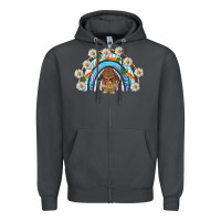 Smoke Easter Bunny with carrot rainbow Easter Day Zipper Hoodie - HowdyJamesFarm