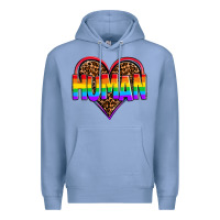Colony Blue lgbt pride human Premium Hoodie - OliviaCreatesArt