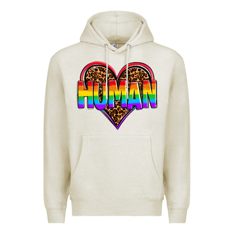 Lgbt Pride Human Premium Hoodie by OliviaCreatesArt | Teevron