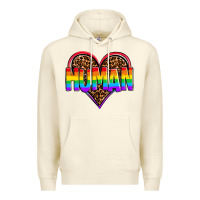 Sandshell lgbt pride human Premium Hoodie - OliviaCreatesArt