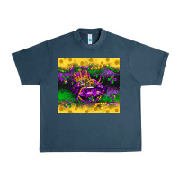Midnight Navy mardi gras lips Urban Heavy Tee - LillyAllenDesigns