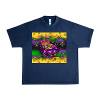 Navy mardi gras lips Urban Heavy Tee - LillyAllenDesigns