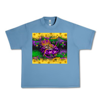 Pebble Blue mardi gras lips Urban Heavy Tee - LillyAllenDesigns