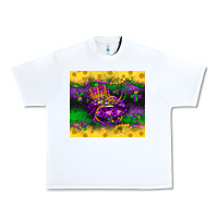 White mardi gras lips Urban Heavy Tee - LillyAllenDesigns